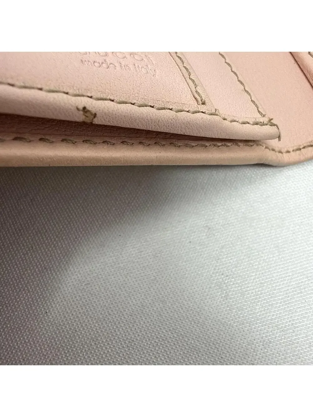 Vintage Gucci GG Canvas & Pink Leather Trim Continental Wallet - Picture 15 of 15